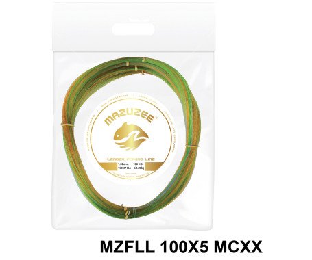 AQUA MARINE - Leader Fishing Line (100 X 5 Coils Connected)